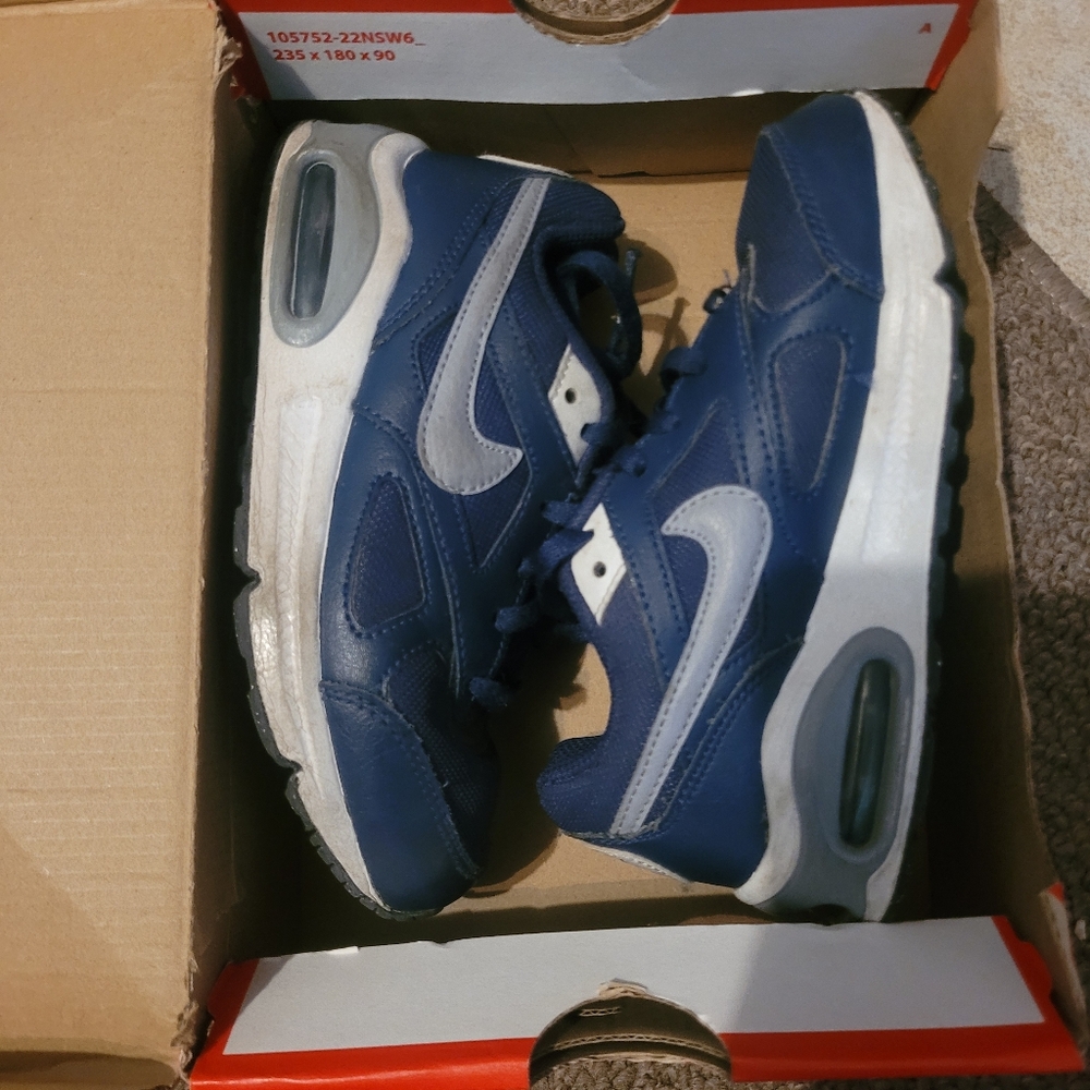 Nike Blue and White Sneakers Classic Design